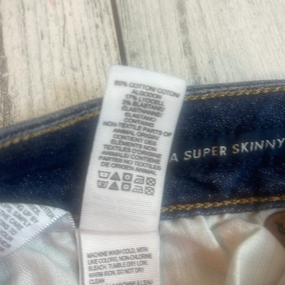 Lucky Brand Lolita Super Skinny Raw Hem Jeans 6/28 - Picture 7 of 11